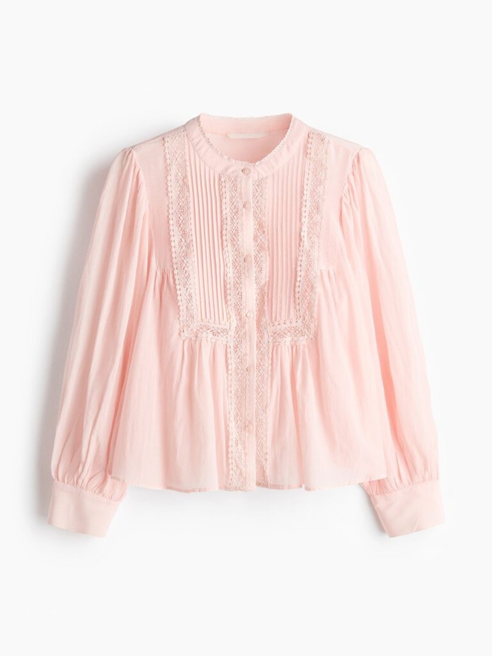 H&M PINTUCKED BLOUSE SIZE M
